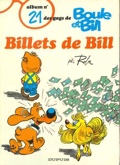 Boule et Bill 21 : Billets de Bill
